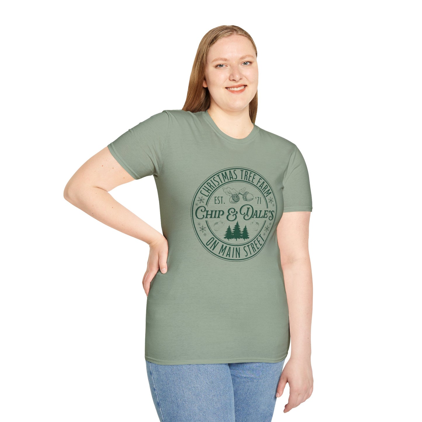 Unisex Softstyle T-Shirt - Christmas Tree Farm