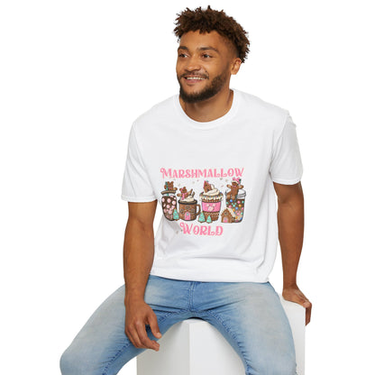 Unisex Softstyle T-Shirt - Marshmallow World