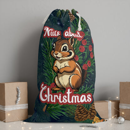 Gift Sack - Nuts About Christmas