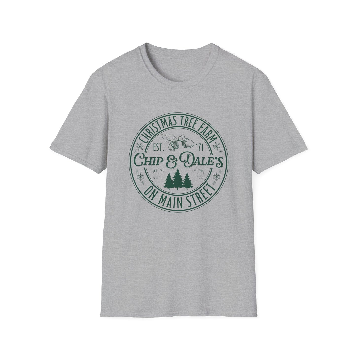 Unisex Softstyle T-Shirt - Christmas Tree Farm