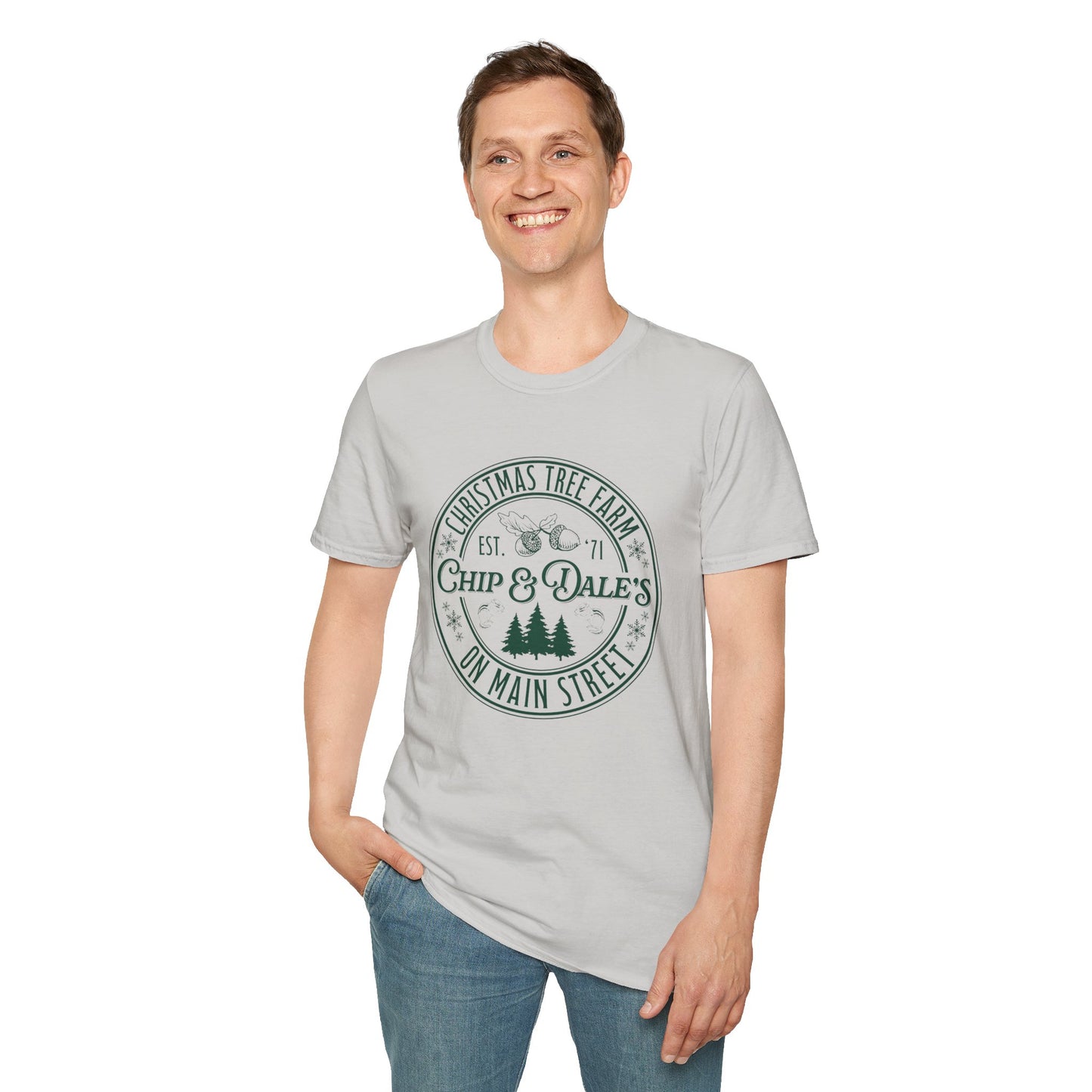 Unisex Softstyle T-Shirt - Christmas Tree Farm