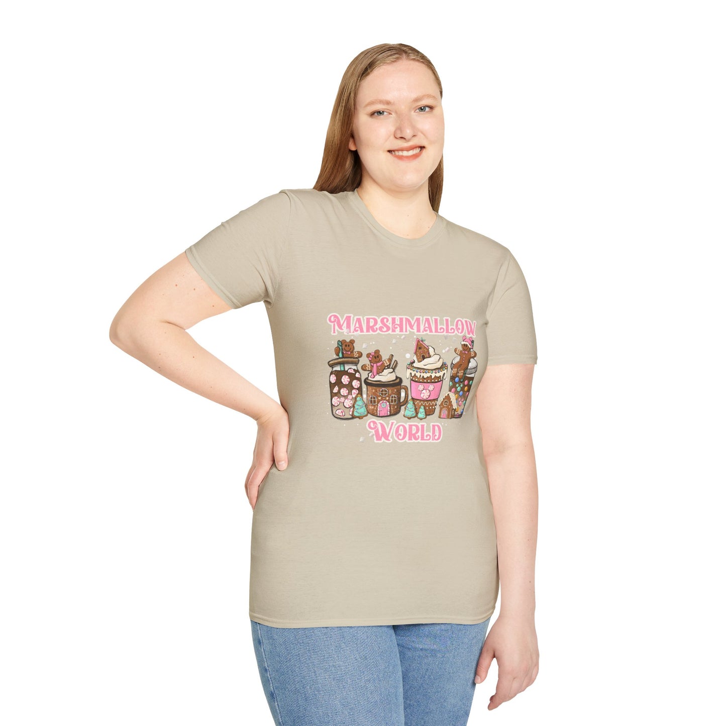 Unisex Softstyle T-Shirt - Marshmallow World