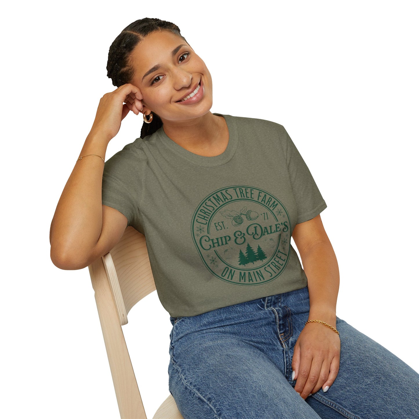 Unisex Softstyle T-Shirt - Christmas Tree Farm