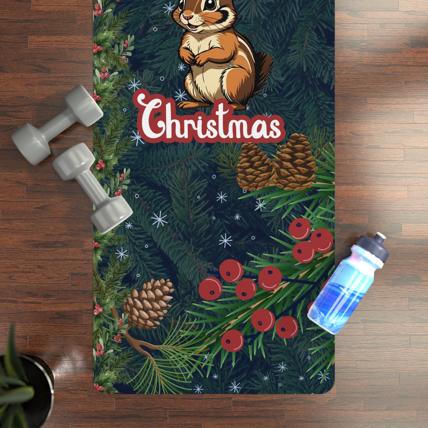 Non-Slip Yoga Mat - Nuts About Christmas