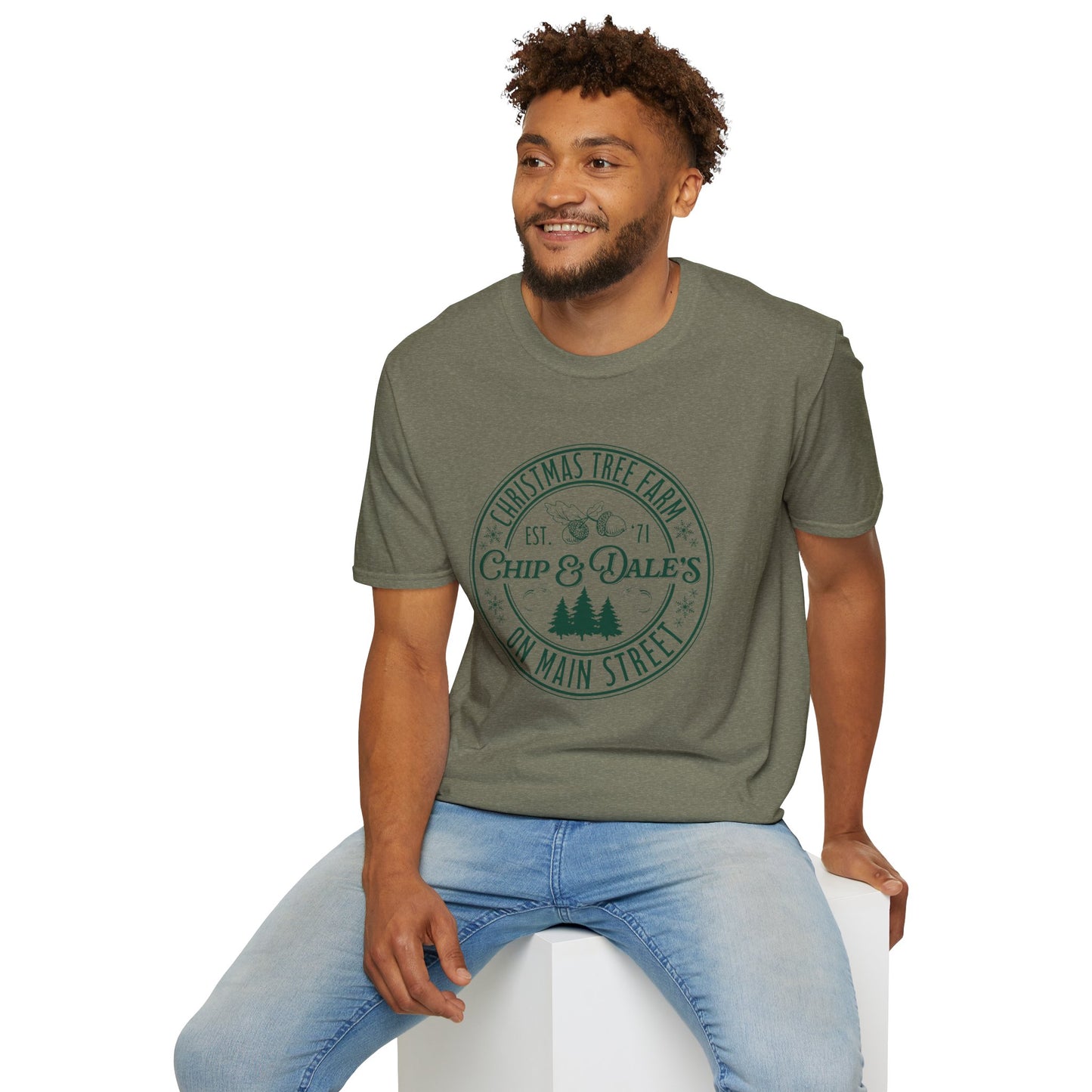 Unisex Softstyle T-Shirt - Christmas Tree Farm