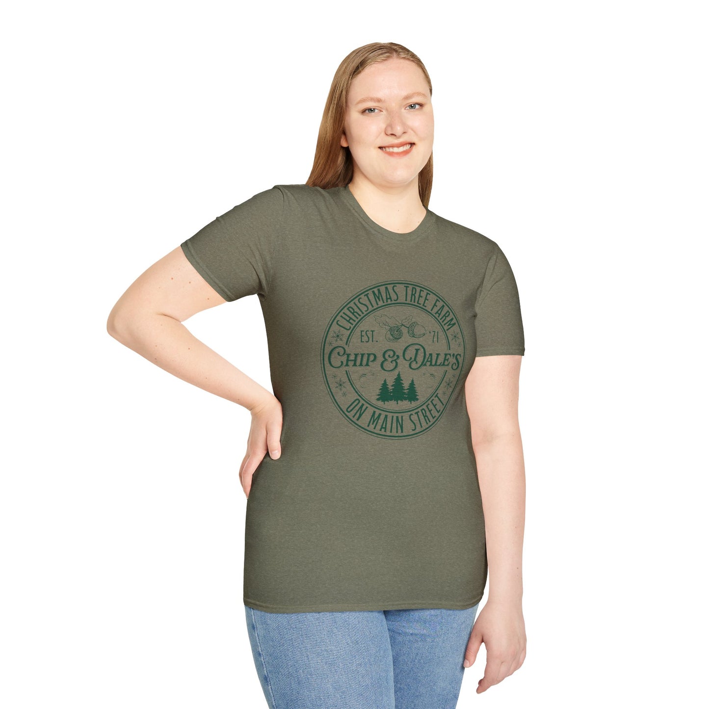 Unisex Softstyle T-Shirt - Christmas Tree Farm