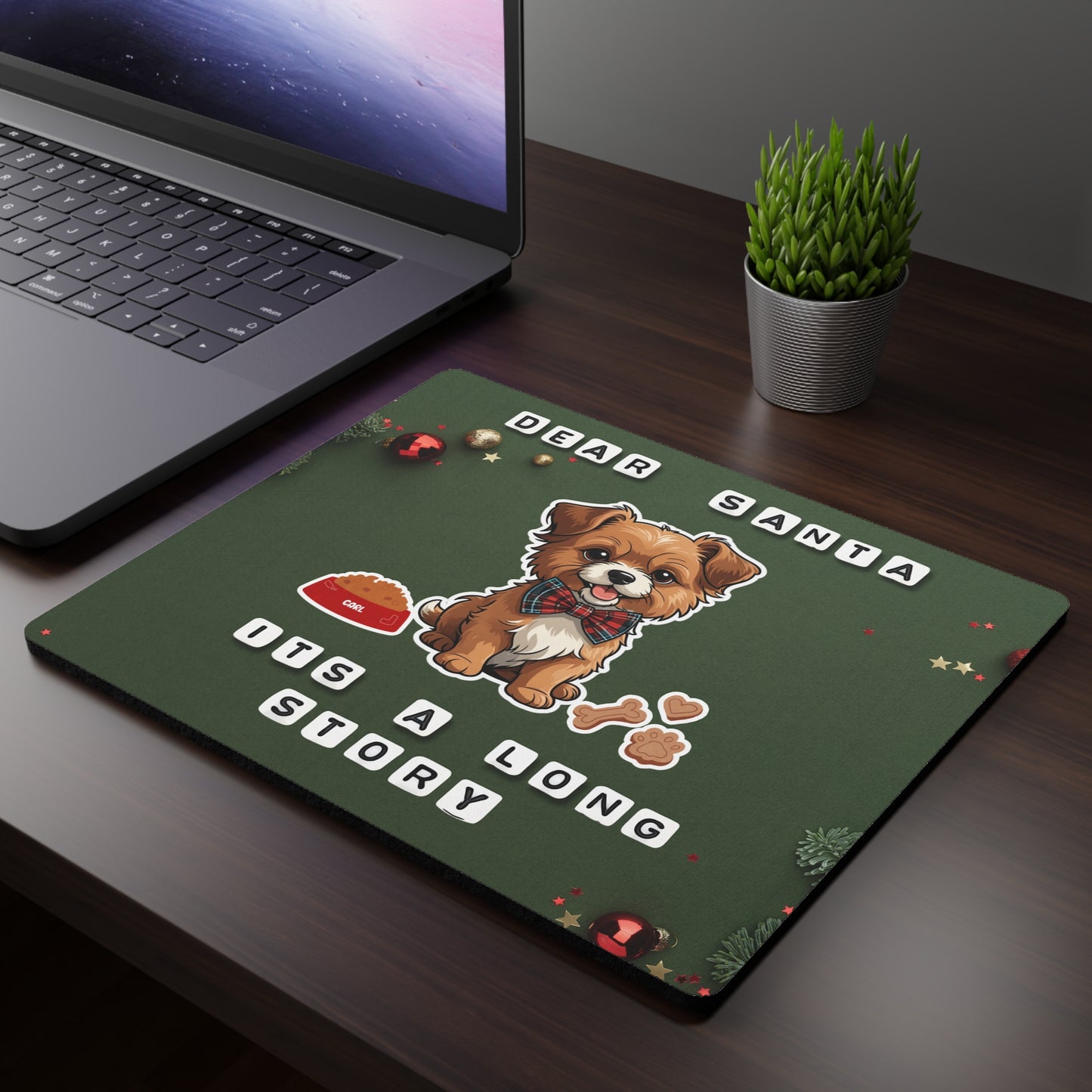 Mouse Pad - Dear Santa (ships from Canada)