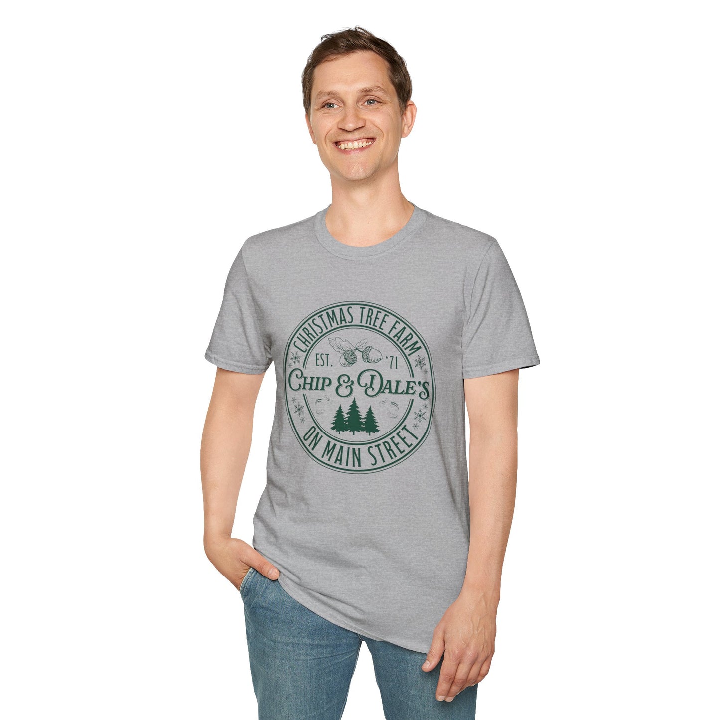 Unisex Softstyle T-Shirt - Christmas Tree Farm