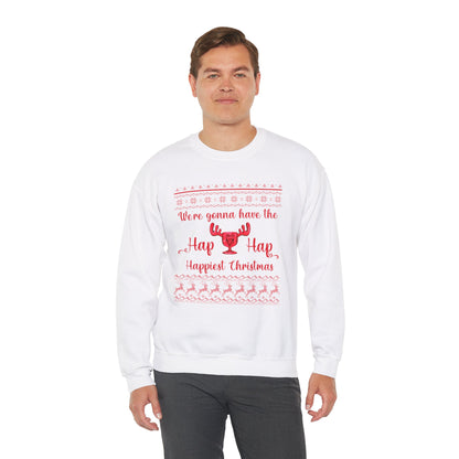 Crewneck - Hap Happiest (ships from Canada)