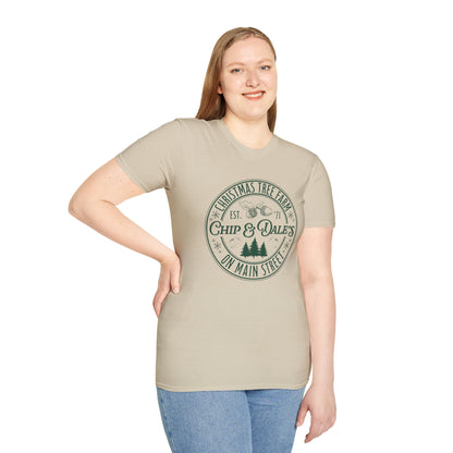 Unisex Softstyle T-Shirt - Christmas Tree Farm