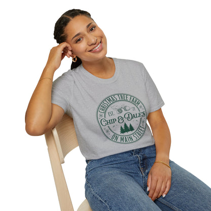 Unisex Softstyle T-Shirt - Christmas Tree Farm