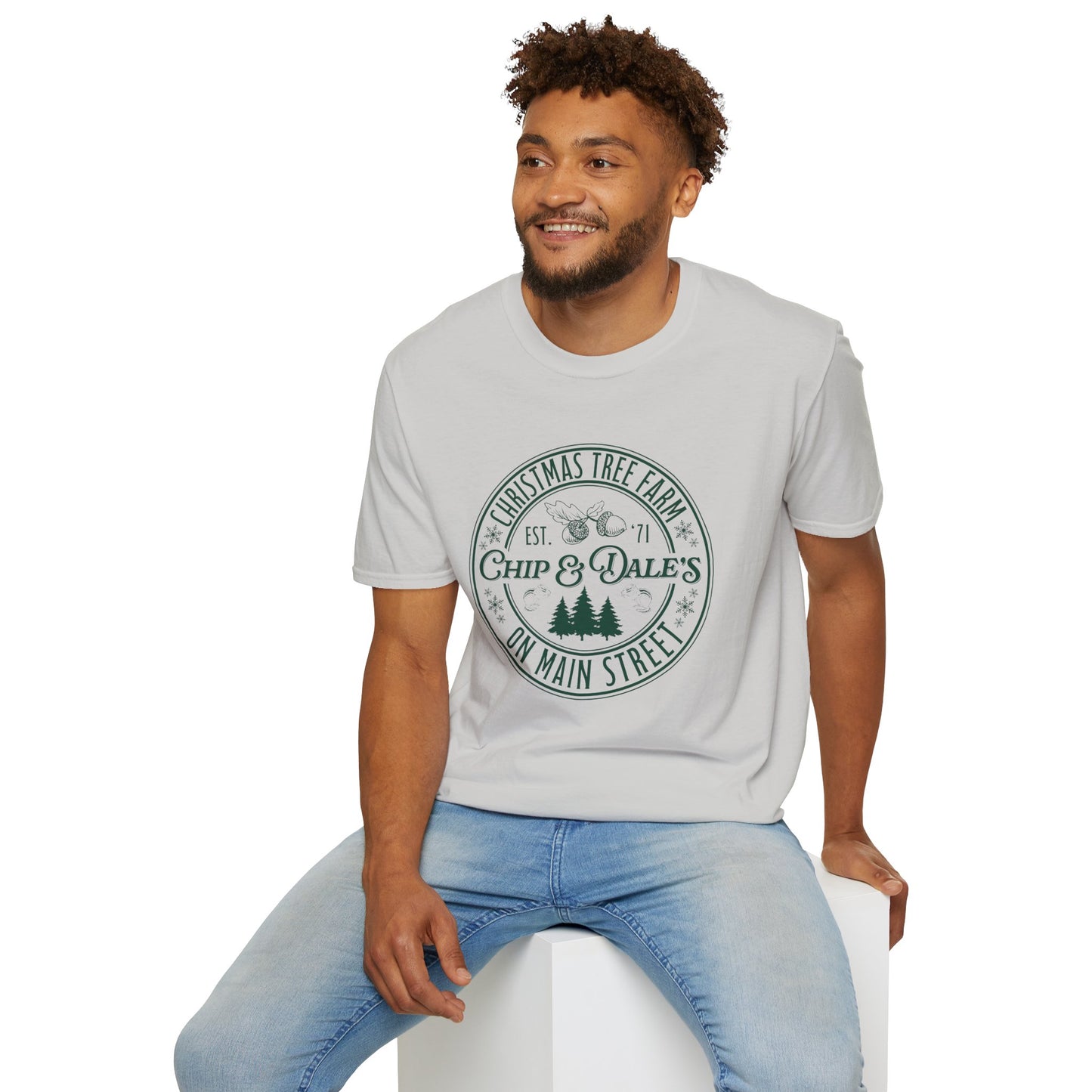 Unisex Softstyle T-Shirt - Christmas Tree Farm