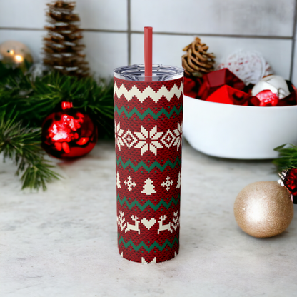 Skinny Tumbler - Santa's Sweater