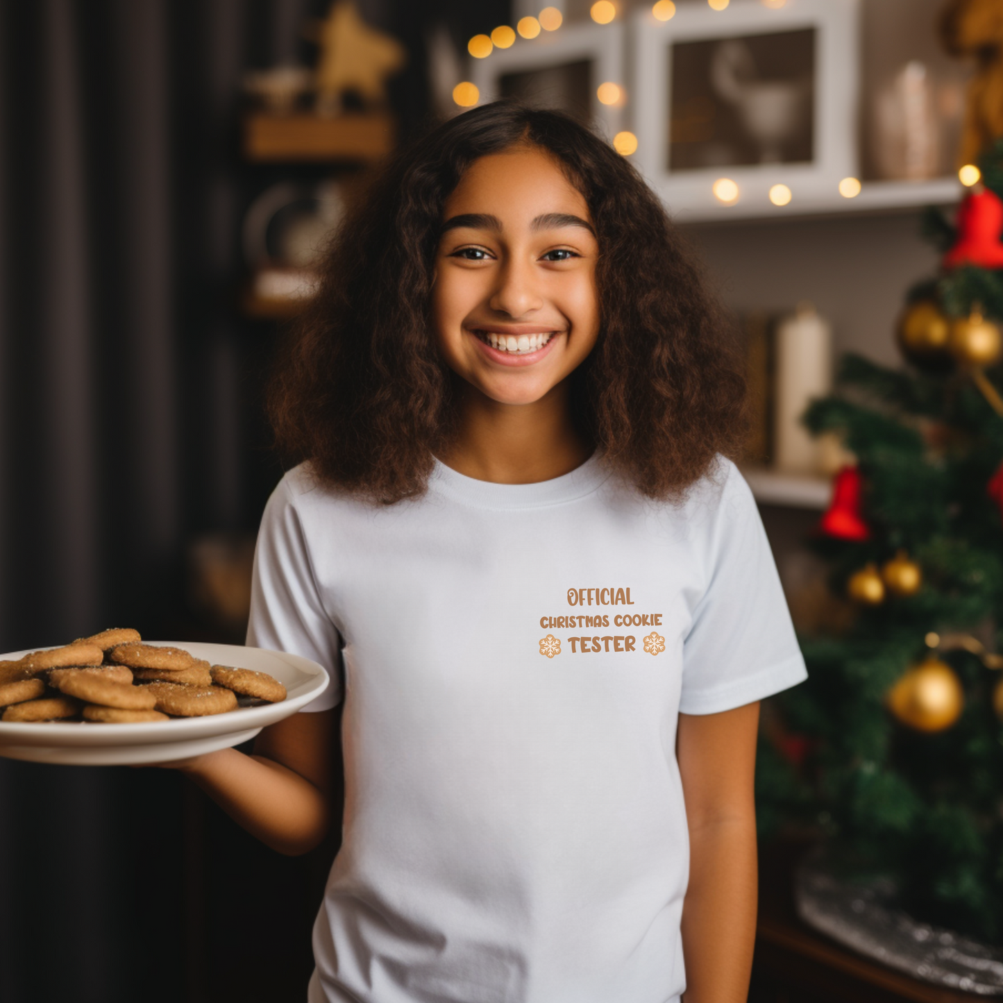 Youth Cotton Tee - Cookie Tester (ships from Canada)