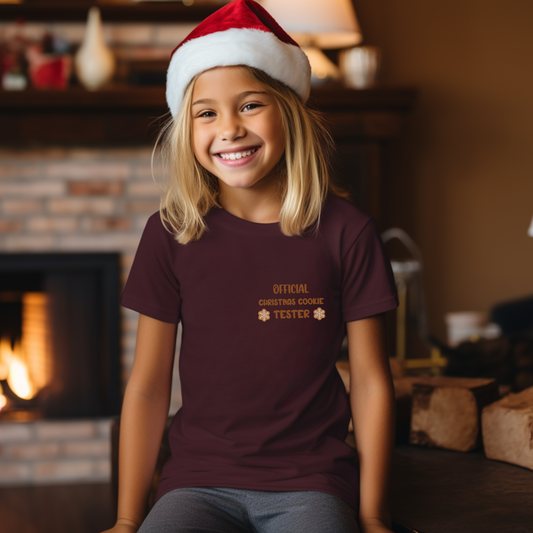 Youth Cotton Tee - Cookie Tester (ships from Canada)