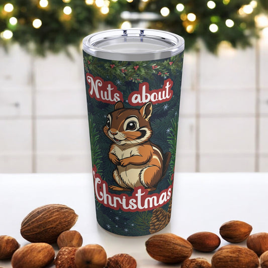 20oz Tumbler - Nuts About Christmas