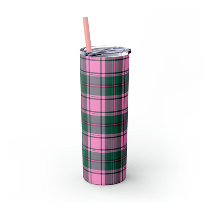 Skinny Tumbler - Rockin' Around Plaid