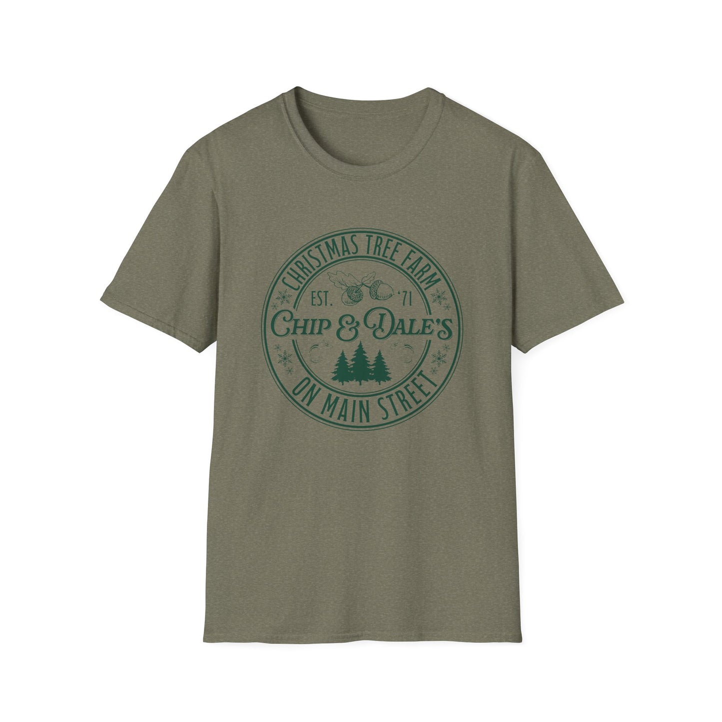 Unisex Softstyle T-Shirt - Christmas Tree Farm