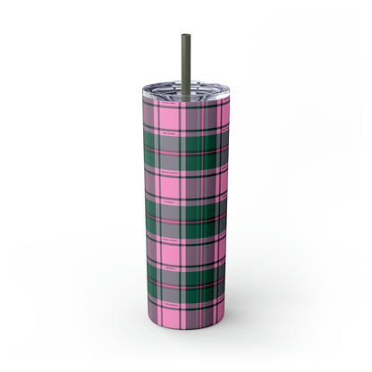 Skinny Tumbler - Rockin' Around Plaid