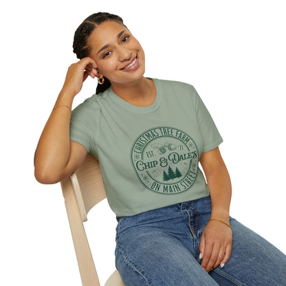 Unisex Softstyle T-Shirt - Christmas Tree Farm