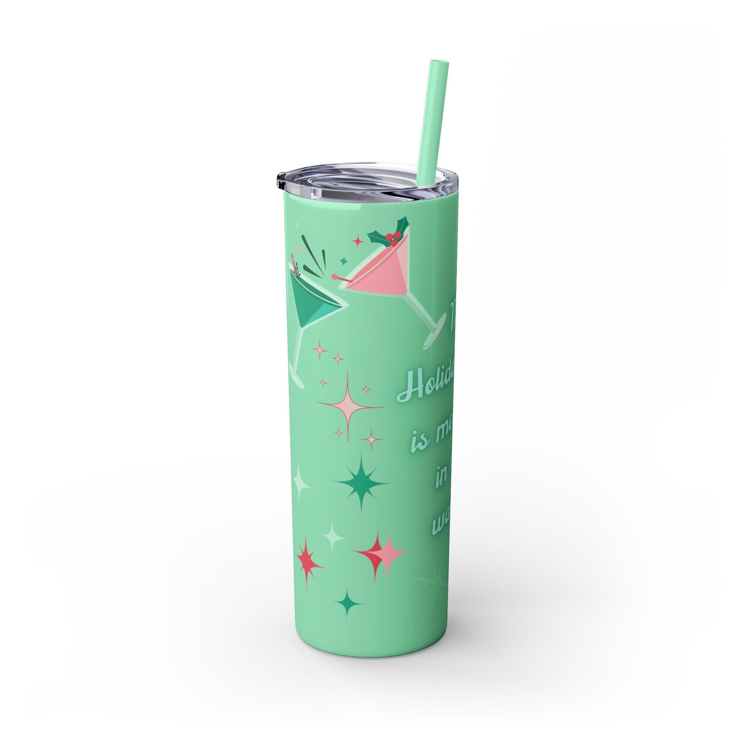 Skinny Tumbler - Holiday Spirit