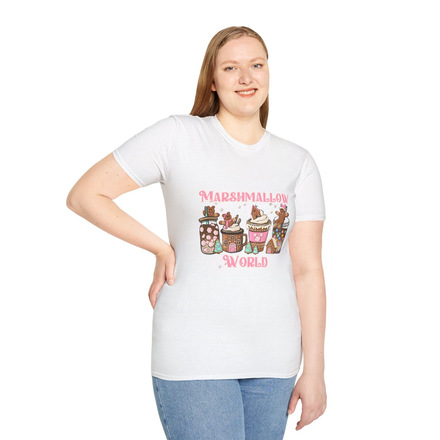 Unisex Softstyle T-Shirt - Marshmallow World