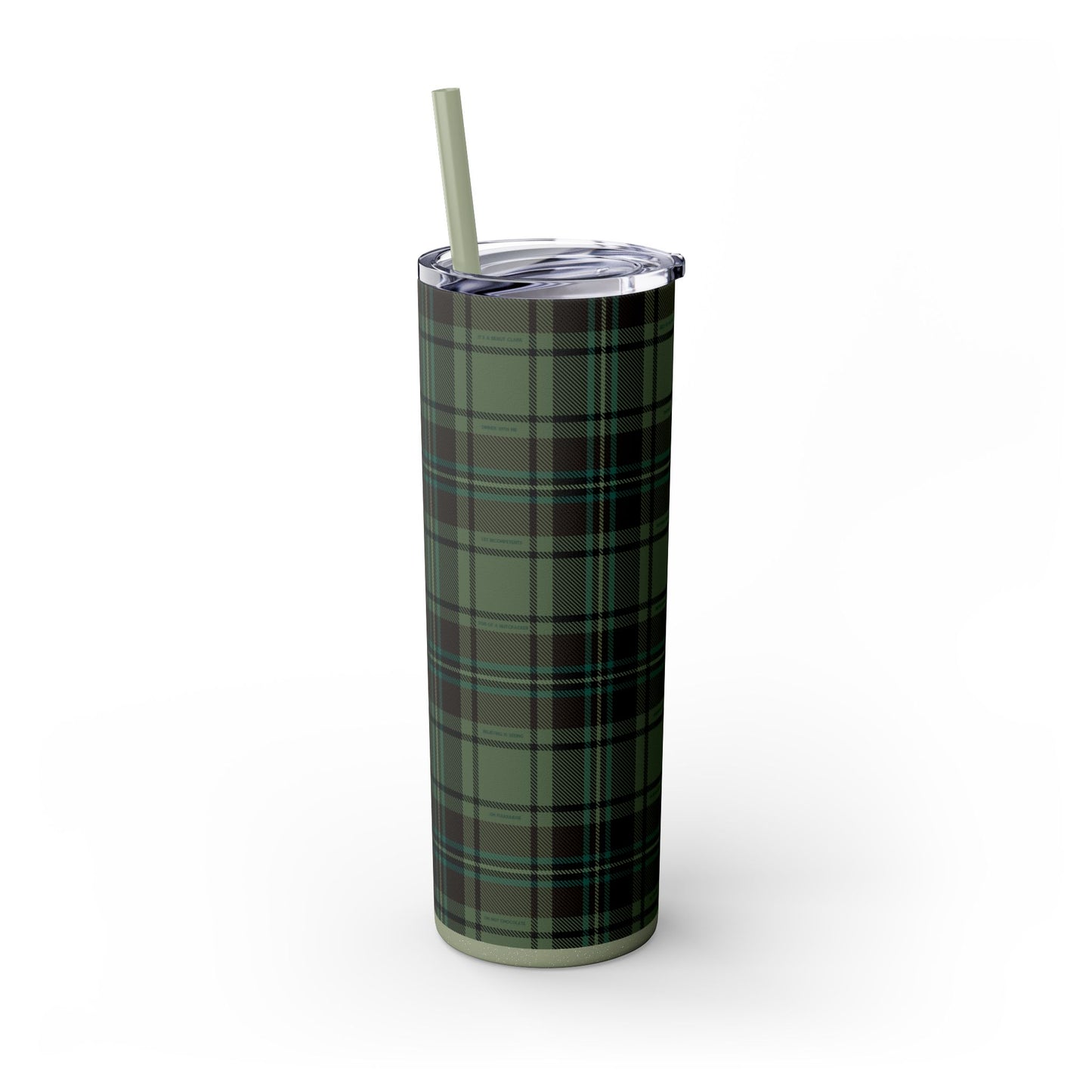 Skinny Tumbler - Small Town Plaid