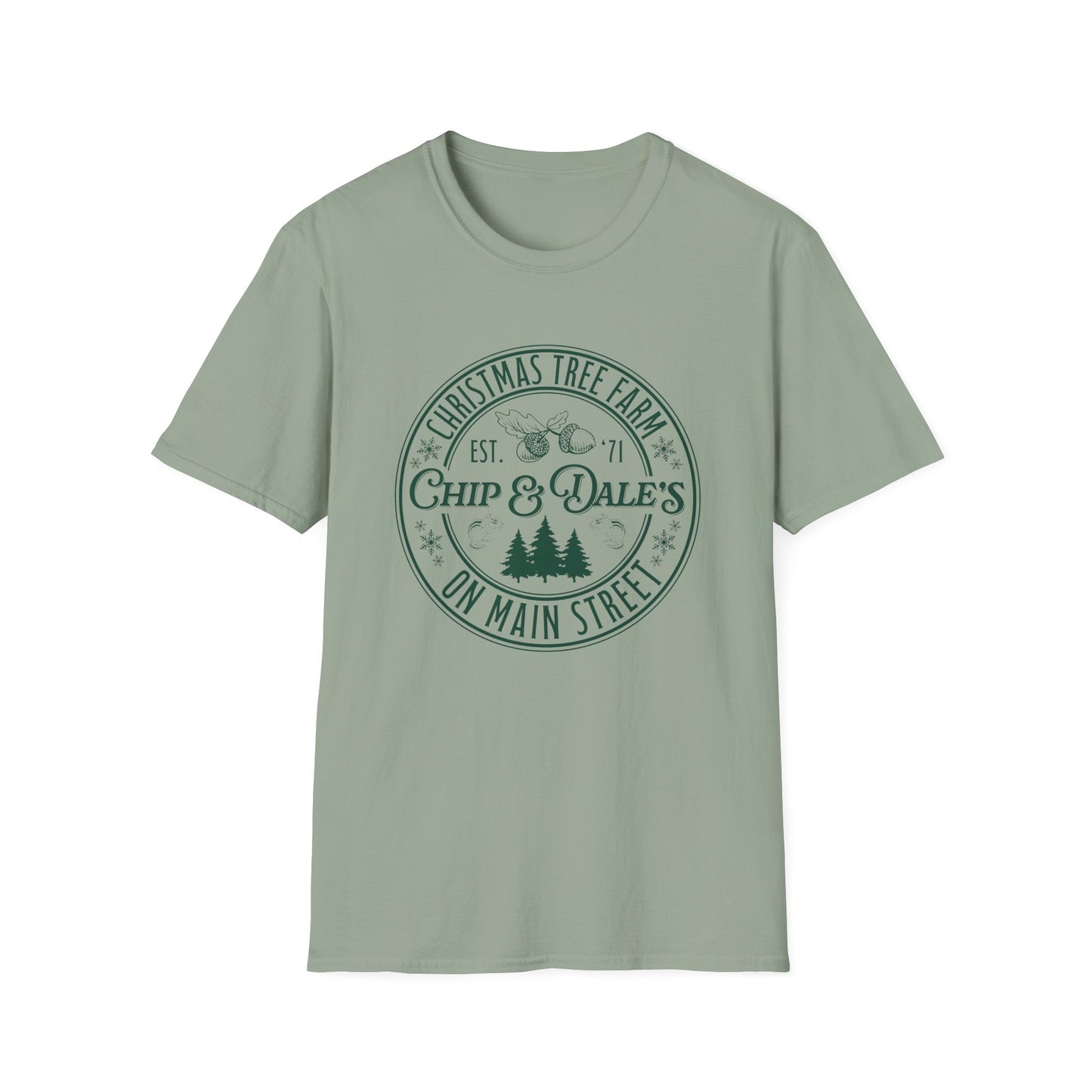 Unisex Softstyle T-Shirt - Christmas Tree Farm