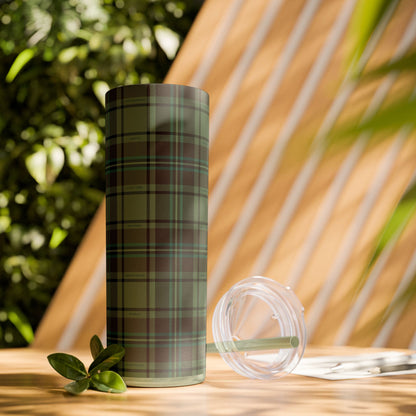 Skinny Tumbler - Small Town Plaid