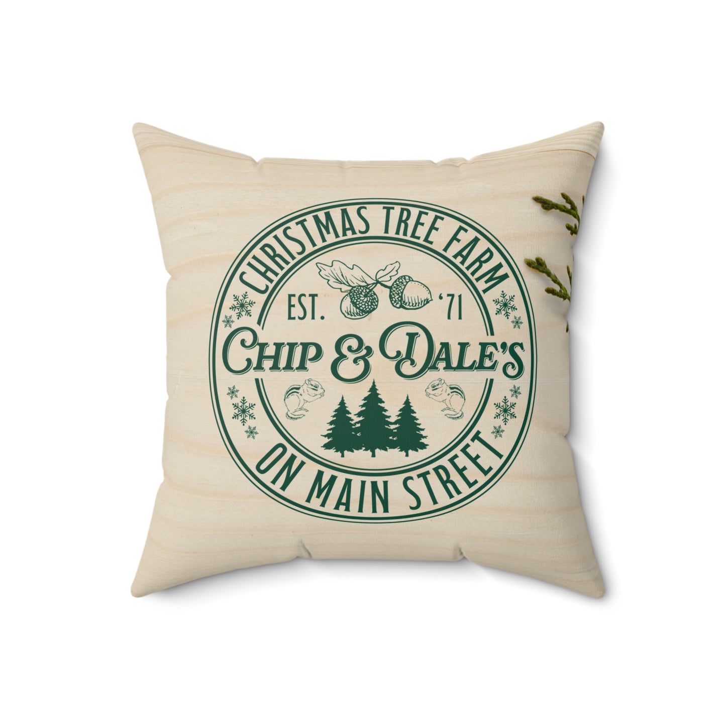 Throw Pillow - Christmas Tree Farm