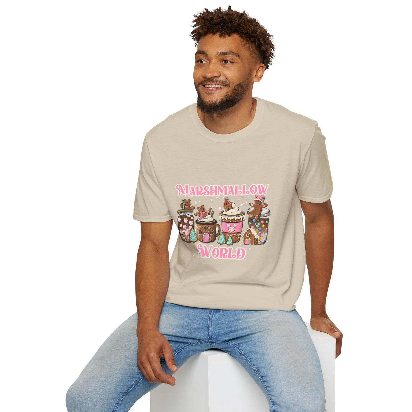 Unisex Softstyle T-Shirt - Marshmallow World