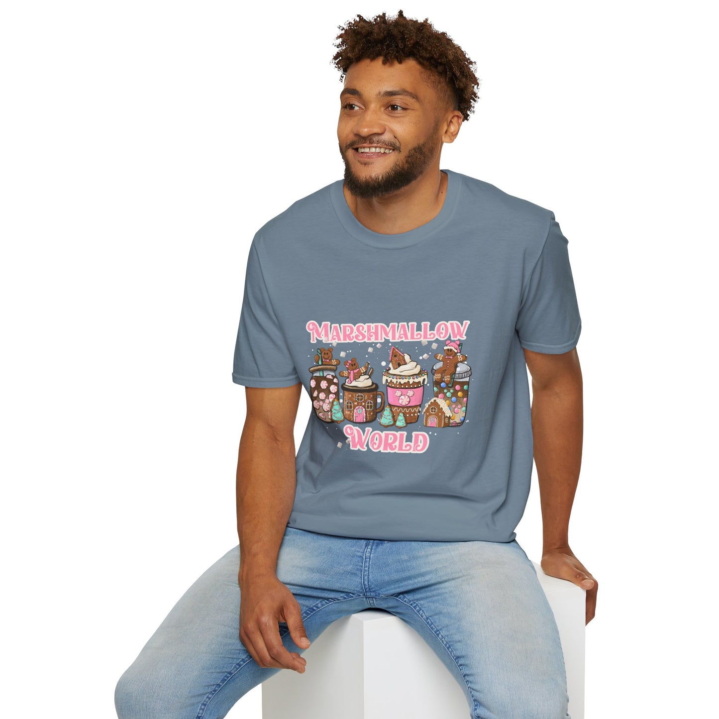 Unisex Softstyle T-Shirt - Marshmallow World