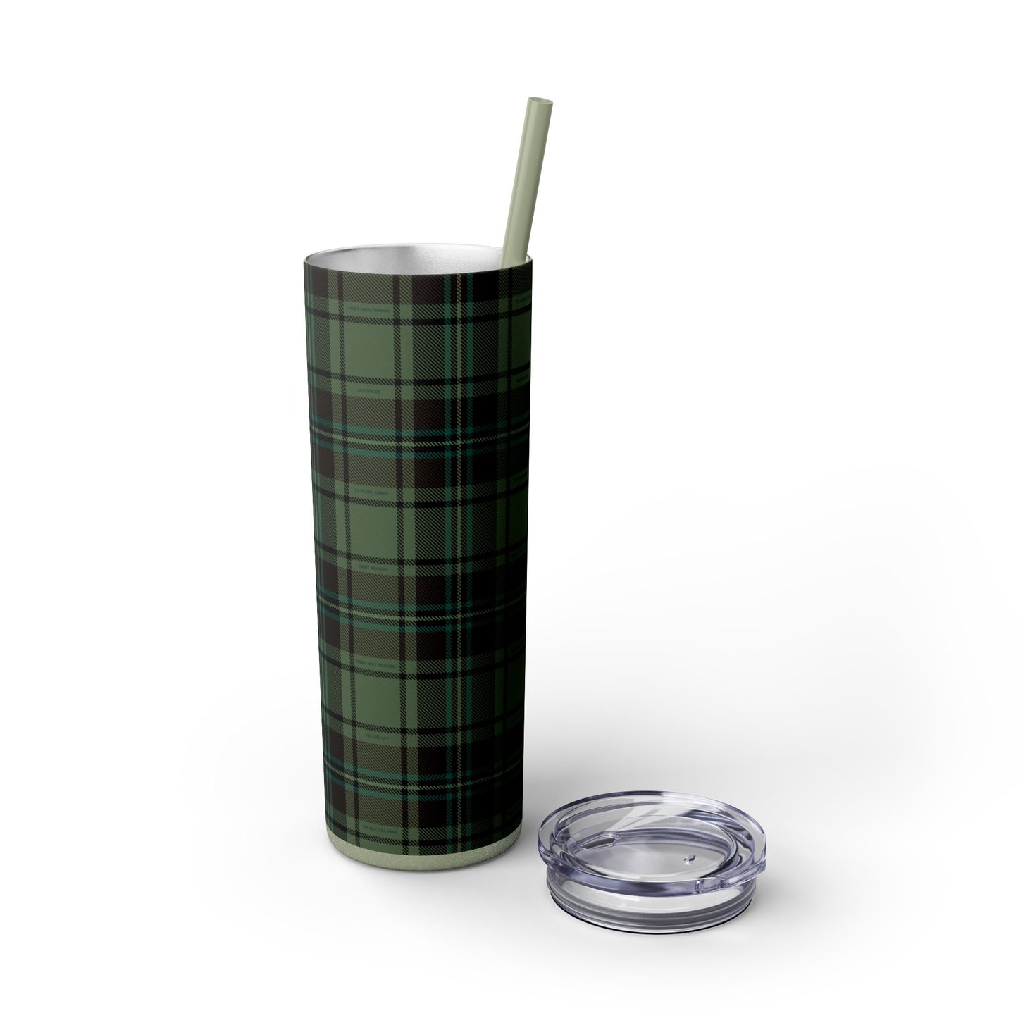 Skinny Tumbler - Small Town Plaid