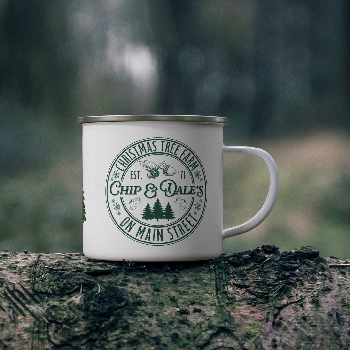 Camping Mug - Christmas Tree Farm