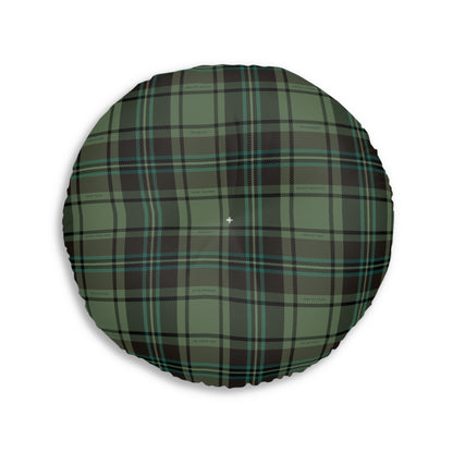 Tufted Floor Pillow - Small Town Plaid