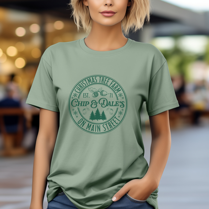 Unisex Softstyle T-Shirt - Christmas Tree Farm