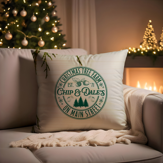 Throw Pillow - Christmas Tree Farm