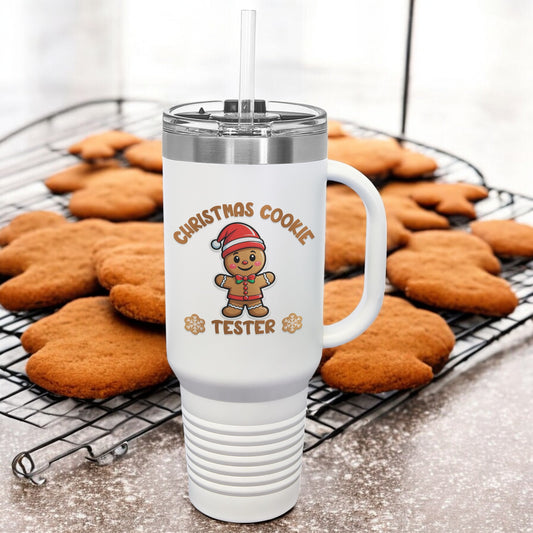 Large Insulated Tumbler - Cookie Tester