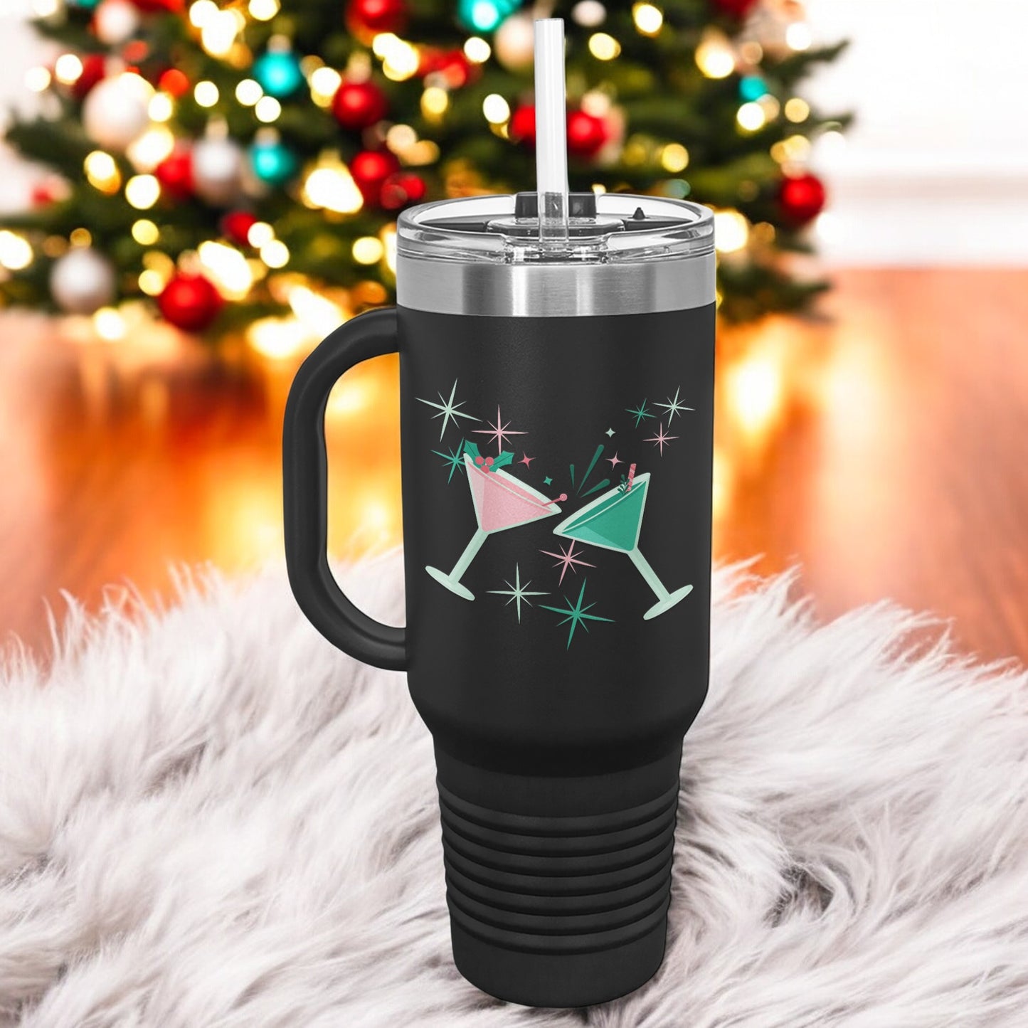 Large Insulated Tumbler - Holiday Spirit