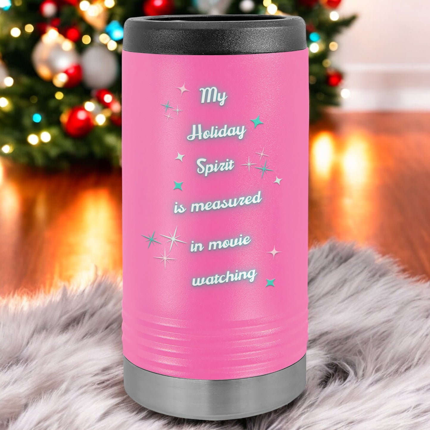 Slim Can Cooler - Holiday Spirit