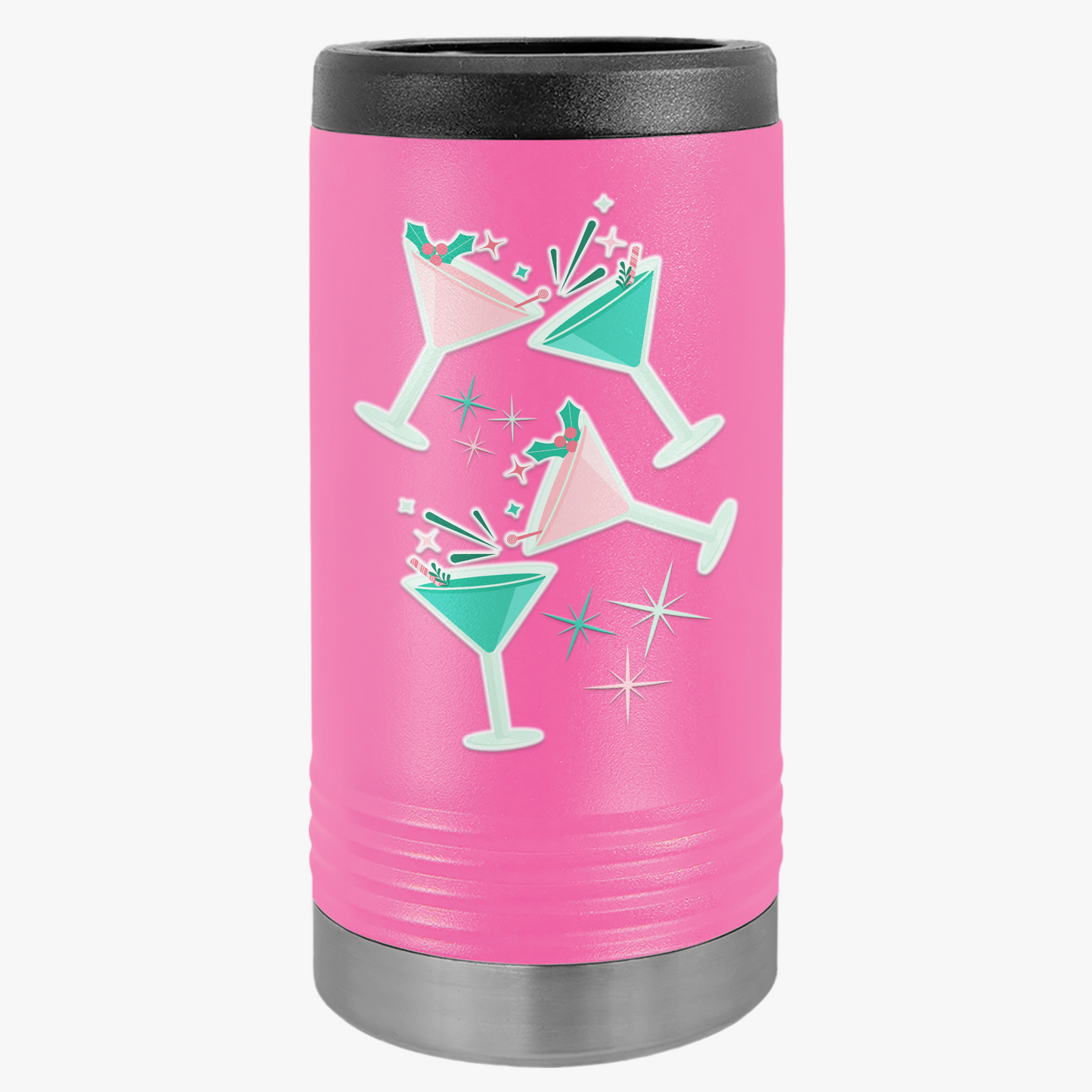 Slim Can Cooler - Holiday Spirit