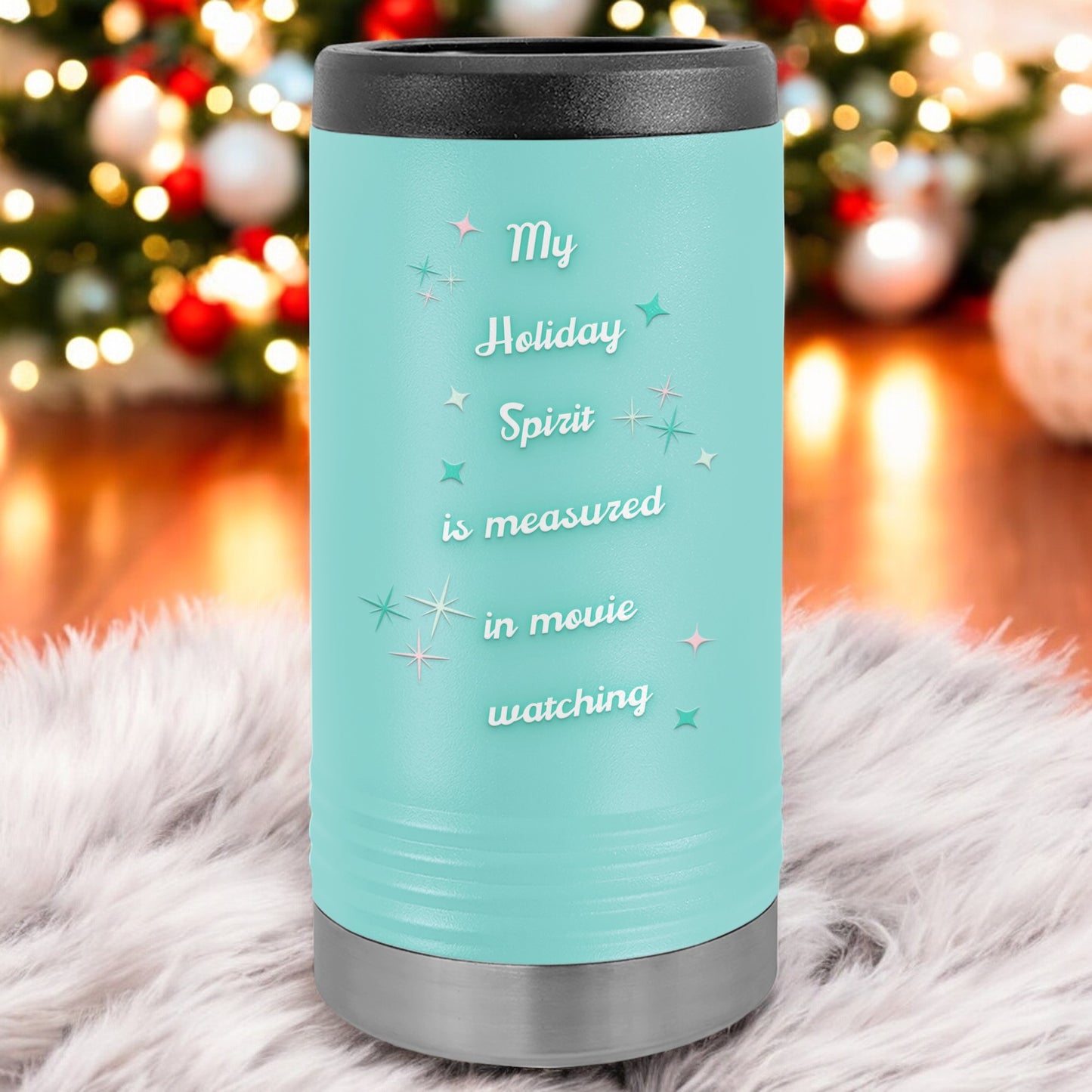 Slim Can Cooler - Holiday Spirit