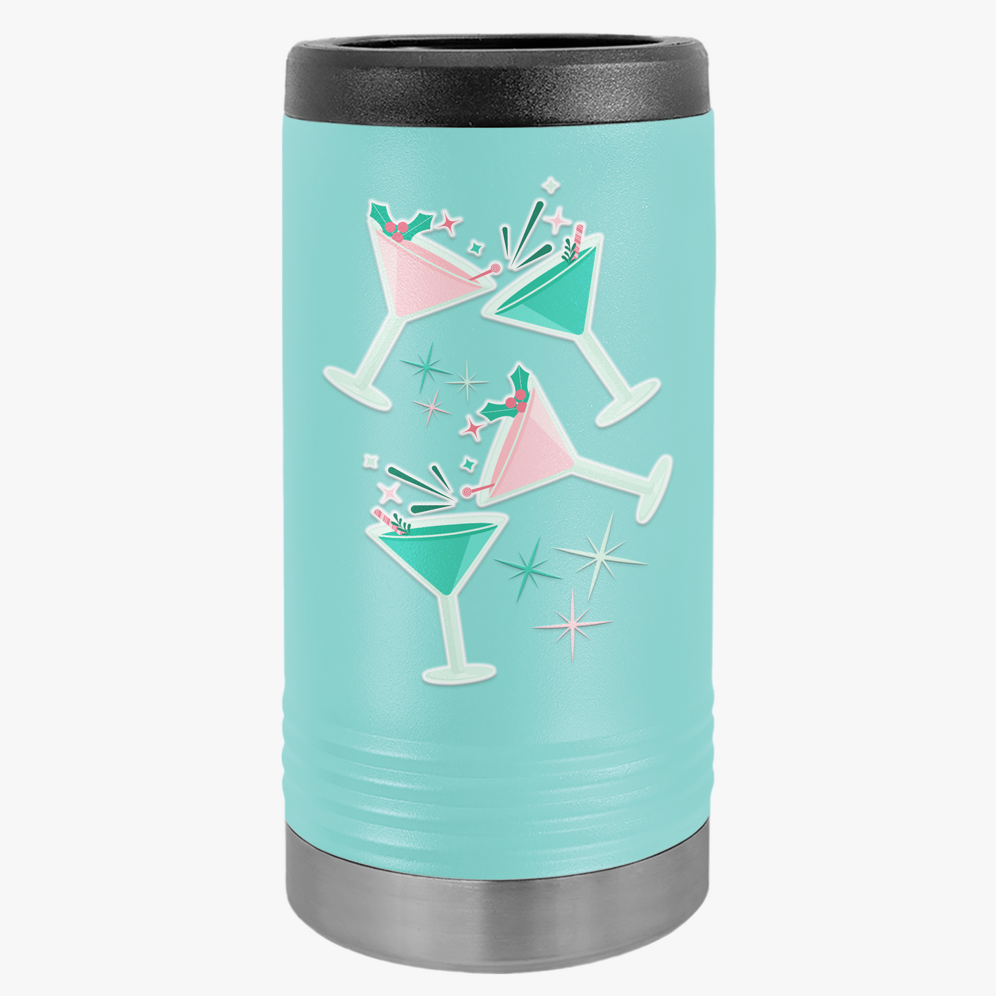 Slim Can Cooler - Holiday Spirit