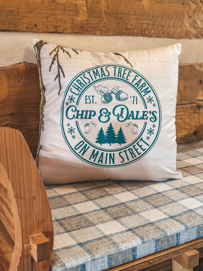 Throw Pillow - Christmas Tree Farm