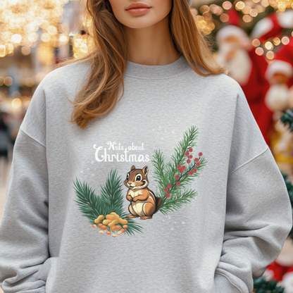 Crewneck - Nuts About Christmas (ships from Canada)