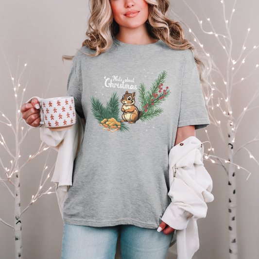 Unisex Softstyle T-Shirt - Nuts About Christmas (ships from Canada)
