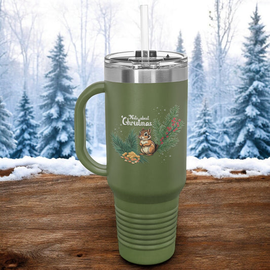 Large Insulated Tumbler - Nuts About Christmas