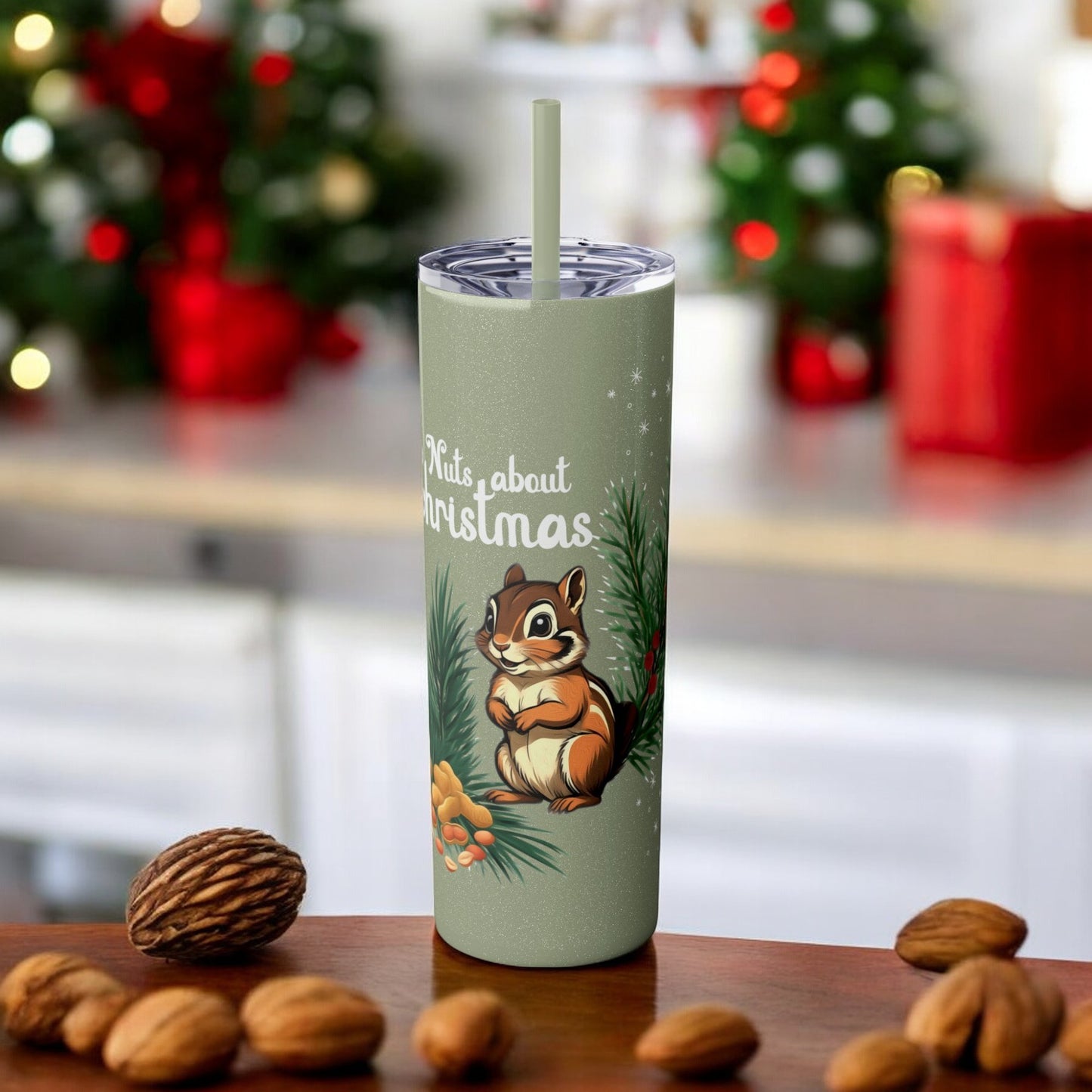 Skinny Tumbler - Nuts About Christmas