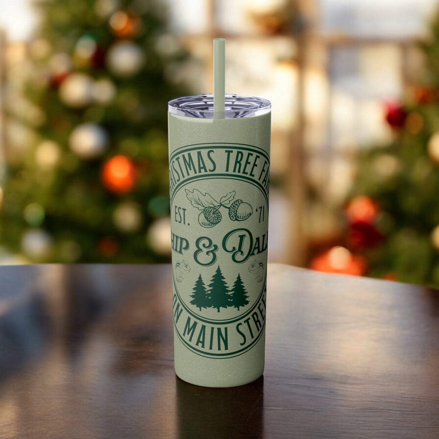 Skinny Tumbler - Christmas Tree Farm