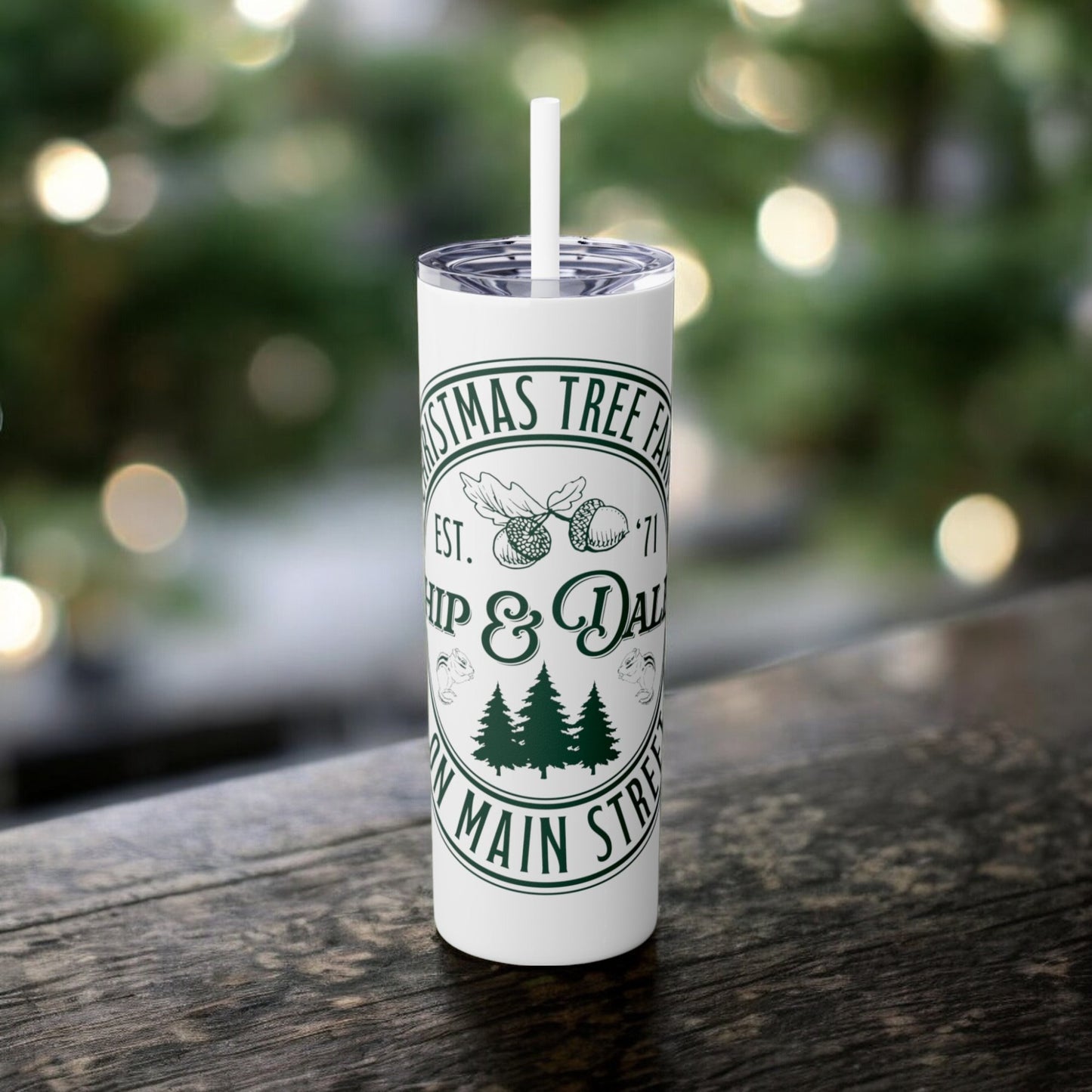 Skinny Tumbler - Christmas Tree Farm